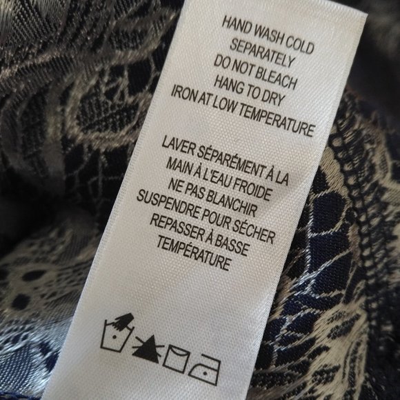 Ricki's | Blue Silver Floral Jacquard Dress | 4 - Picture 13 of 16